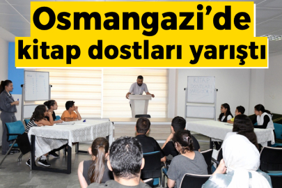 Osmangazi’de kitap dostları yarıştı