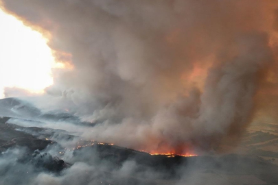 Çanakkale ve Sinop'ta ormanlık alanda çıkan yangına müdahale ediliyor