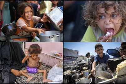 Tunus'taki ABD Büyükelçiliği önünde Gazze'deki "açlık" protesto edildi