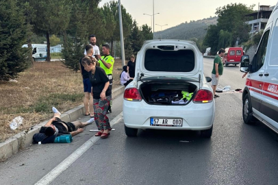 Otomobil ile motorlu bisiklet çarpıştı: 1 ölü, 1 yaralı