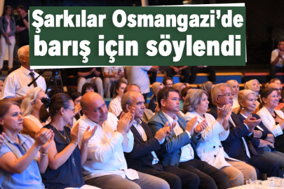 Şarkılar Osmangazi’de barış için söylendi