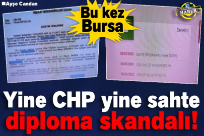 Yine CHP yine sahte diploma skandalı!