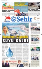 BURSA ŞEHİR GAZETESİ 27.09.2025