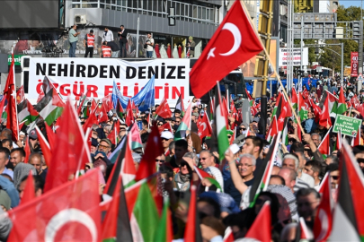 Kabine üyelerinden "Gazze Kararlılık Yürüyüşü"ne destek