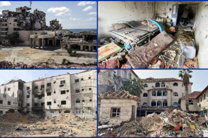 Gazze'deki hastaneler 2 yıldır İsrail'in yoğun saldırılarıyla büyük yıkıma maruz kaldı