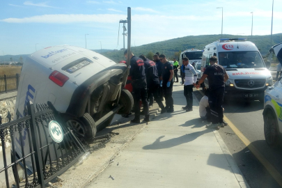 Kazada emniyet kemeri hayat kurtardı