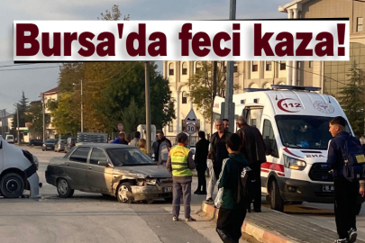 Ara sokaktan çıkan servis kazaya sebep oldu