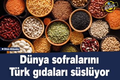 Dünya sofralarını Türk gıdaları süslüyor