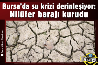 Bursa’da su krizi derinleşiyor: Nilüfer barajı kurudu