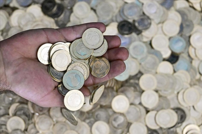 Yılın 9 ayında 1 milyar liralık madeni para cebe girdi