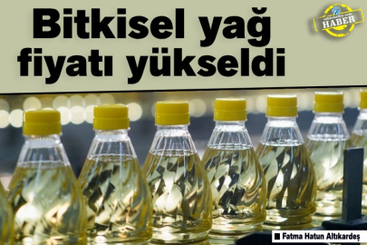 Bitkisel yağ fiyatı yükseldi