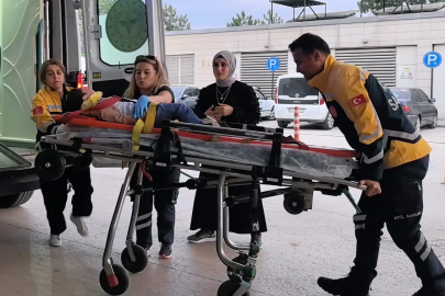 İnegöl'de 3. kattan düşen 5 yaşındaki çocuk ağır yaralandı