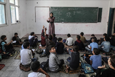 Gazze’de iki yıl aradan sonra ders zili çaldı