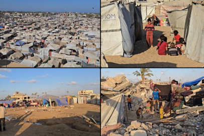 Gazze'de zorlu yaşam şartlarına rağmen Filistinli aileler kamplardan ayrılmak istemiyor