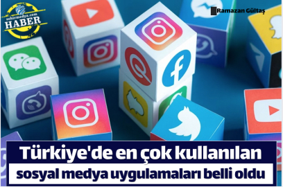Türkiye'de en çok kullanılan sosyal medya uygulamaları belli oldu