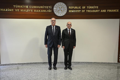 Bakan Şimşek, İsviçre Konfederasyonu Başkan Yardımcısı Parmelin ile bir araya geldi