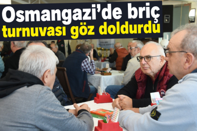 Osmangazi’de briç turnuvası göz doldurdu