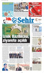 BURSA ŞEHİR GAZETESİ 29.10.2025
