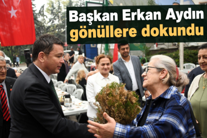 Başkan Erkan Aydın gönüllere dokundu