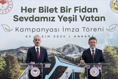 Tarım ve Orman ile Ulaştırma ve Altyapı bakanlıklarından "yeşil vatan" işbirliği
