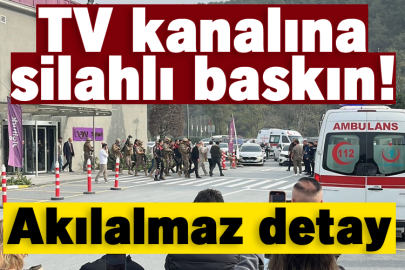 TV kanalına silahlı baskın! Akılalmaz detay