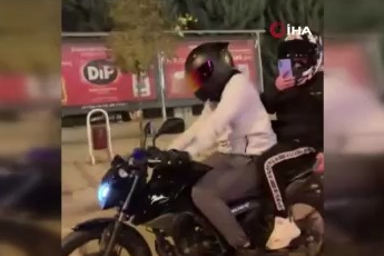 Bursa'da tehlikeli yolculuk! Ön kaldırdı, kayarak böyle düştü