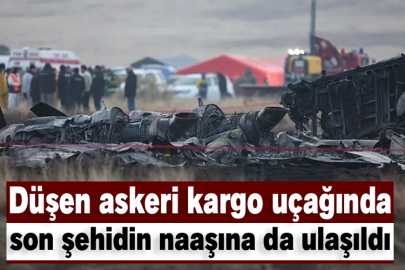 Düşen askeri kargo uçağında son şehidin naaşına da ulaşıldı