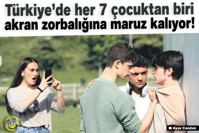 Türkiye’de her 7 çocuktan biri akran zorbalığına maruz kalıyor!