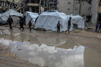 Gazze'deki Sağlık Bakanlığı: Sağlık durumu felaket düzeyinde, "tıbbi çadırlar" su altında kaldı