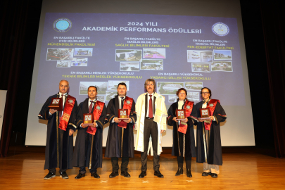 BUÜ’de 2024 Yılı Akademik Performans Ödülleri sahiplerini buldu