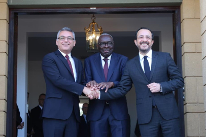 KKTC Cumhurbaşkanı Erhürman ile GKRY Lideri Hristodulidis ara bölgede görüştü