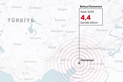 Osmaniye'de 4,4 büyüklüğünde deprem