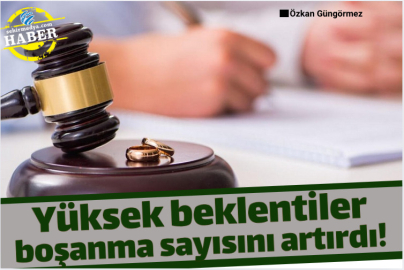 Yüksek beklentiler boşanma sayısını artırdı!