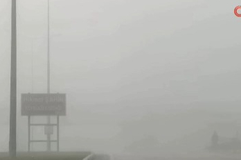 Bursa’da etkili sis, görüş mesafesini 10 metreye düşürdü