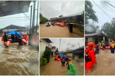 Endonezya'da şiddetli yağışların yol açtığı afetlerde en az 10 kişi hayatını kaybetti