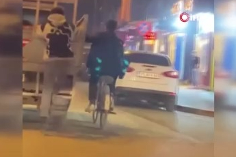 Bursa'da gençlerin tehlikeli yolculuğu