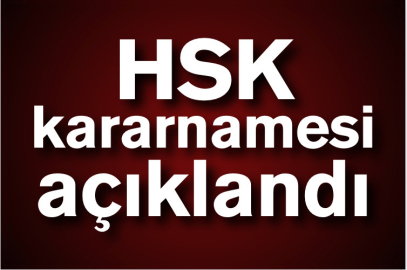 HSK kararnamesi açıklandı 