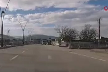 Bursa'da ters şeritte dehşet anları