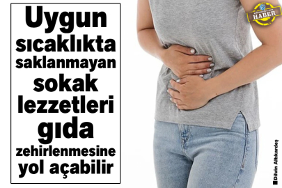 Uygun sıcaklıkta saklanmayan sokak lezzetleri gıda zehirlenmesine yol açabilir