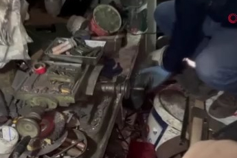 Bursa'da kaçak silah atölyesine Yıldırım operasyonu