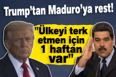 Trump’tan Maduro’ya "Ülkeyi terk etmen için 1 haftan var"