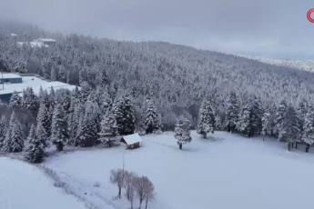 Uludağ'da kar kalınlığı 6 santimetreye geriledi