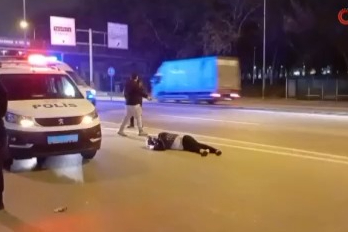 Bursa'da feci kaza! Otomobil çarptı