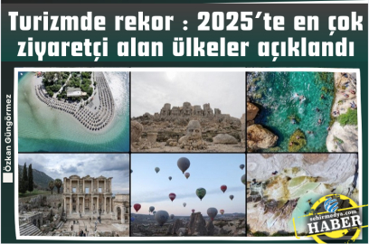 Turizmde rekor : 2025’te en çok ziyaretçi alan ülkeler açıklandı
