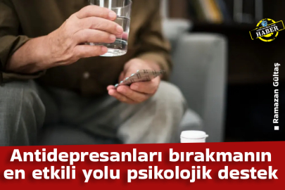 Antidepresanları bırakmanın en etkili yolu psikolojik destek