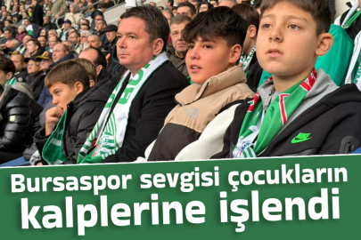 Bursaspor sevgisi çocukların kalplerine işlendi
