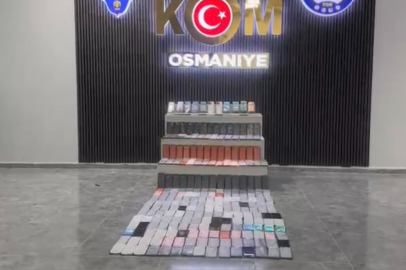 Yolcu otobüsünde 277 kaçak cep telefonu ele geçirildi