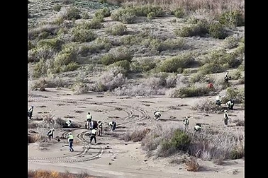 Tarım ve Orman Bakanlığından Ağyatan Lagünü'nde kumul erozyonuyla mücadele