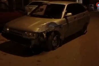 Gece saatlerinde sıkışmalı kaza: 2 yaralı