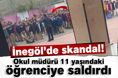 İnegöl’de skandal! Okul müdürü 11 yaşındaki öğrenciye saldırdı